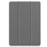 iPad 10.2" (2021 / 2020 / 2019) Leather Case w. Holder For Apple Pencil - Grey