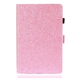 iPad 10.2" (2021 / 2020 / 2019) Glitter Case w. Flip Stand & Card Holder - Glitter Pink