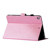 iPad 10.2" (2021 / 2020 / 2019) Glitter Case w. Flip Stand & Card Holder - Glitter Pink