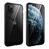 iPhone 11 Pro Case with Glass Back & Front - Black