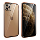 iPhone 11 Pro Case with Glass Back & Front - Gold