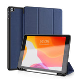 iPad 10.2" (2021 / 2020 / 2019) Case - DUX DUCIS DOMO Series Quality Case - Dark Blue