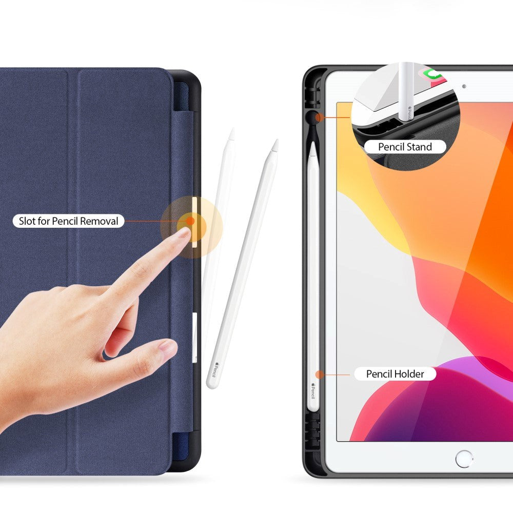 iPad 10.2" (2021 / 2020 / 2019) Case - DUX DUCIS DOMO Series Quality Case - Dark Blue