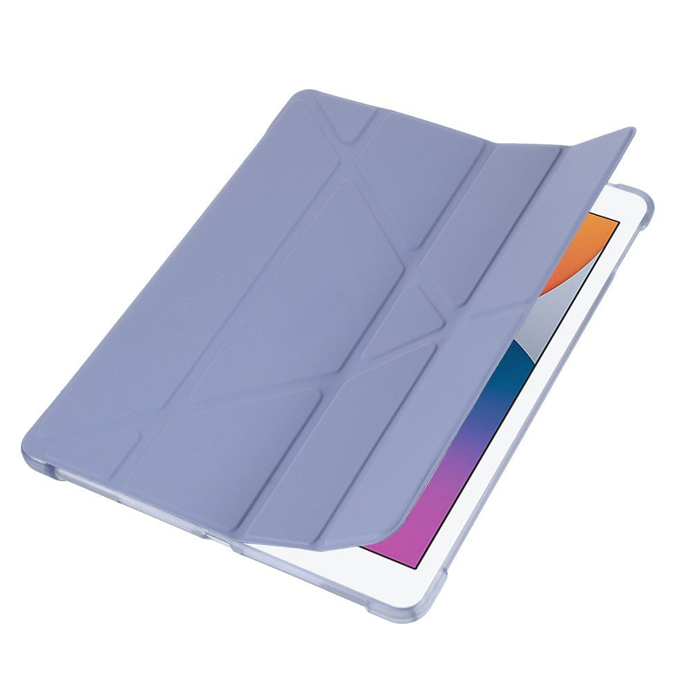 iPad 10.2" (2021 / 2020 / 2019) / iPad Pro 10.5 / iPad Air (2019) Case - Flexible Origami Case - Purple