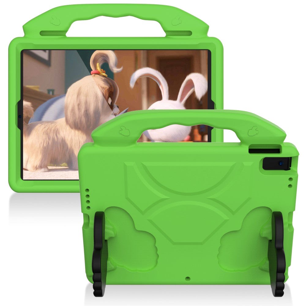 EIDERWOOD iPad 10.2" (2021 / 2020 / 2019) / Pro 10.5" / Air (2019) / Pro 11" Kids Case - Thumb Kickstand Case Green