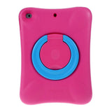 iPad 10.2" (2021 / 2020 / 2019) Pepkoo Shockproof Case w. 360 Degree Stand - Pink / Blue