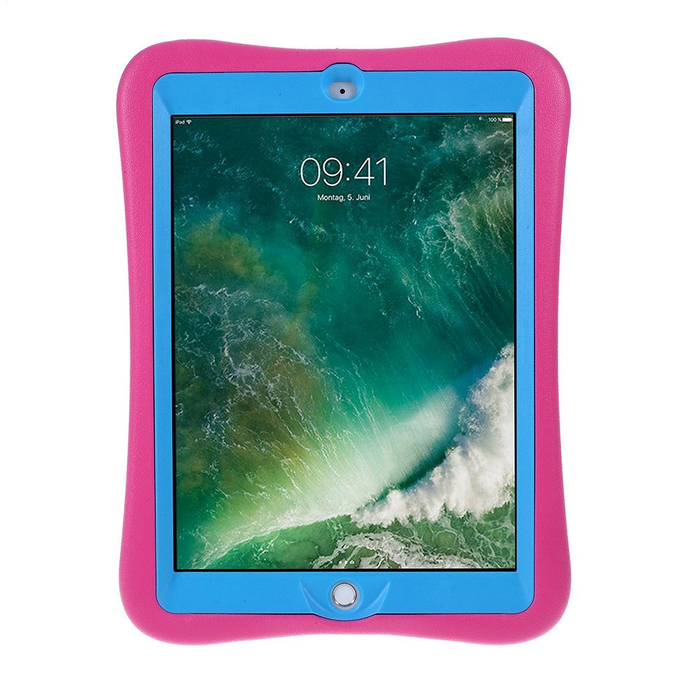 iPad 10.2" (2021 / 2020 / 2019) Pepkoo Shockproof Case w. 360 Degree Stand - Pink / Blue