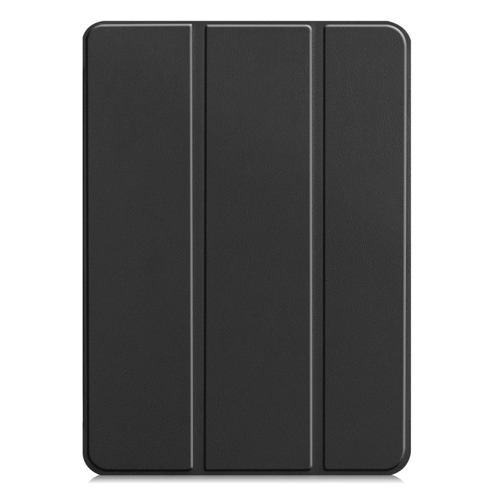 iPad Pro 12.9" (2022 / 2021 / 2020 /2018) / Air 13" (2024) Leather Case w. Stand and Wake-up Function - Black