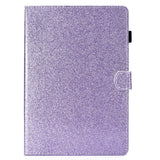 iPad Air (2022 / 2020) / Pro 11 (2022 / 2021 / 2020 / 2018) Glitter Case w. Stand & Card Holder - Glitter Purple