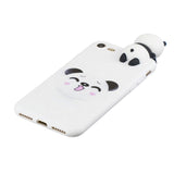 iPhone SE 2022 / 2020 / 8 / 7 Flexible Plastic Case - 3D Panda