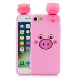 iPhone SE 2022 / 2020 / 8 / 7 Flexible Plastic Case - 3D Pig