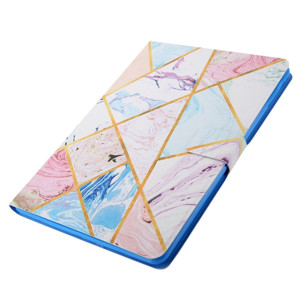 iPad (2018) / iPad (2017) Leather Case w. Stand - Marble Pattern