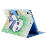 iPad 10.2" (2021 / 2020 / 2019) / Air (2019) / Pro 10.5" (2017) Leather Case w. Stand - Lazy Panda