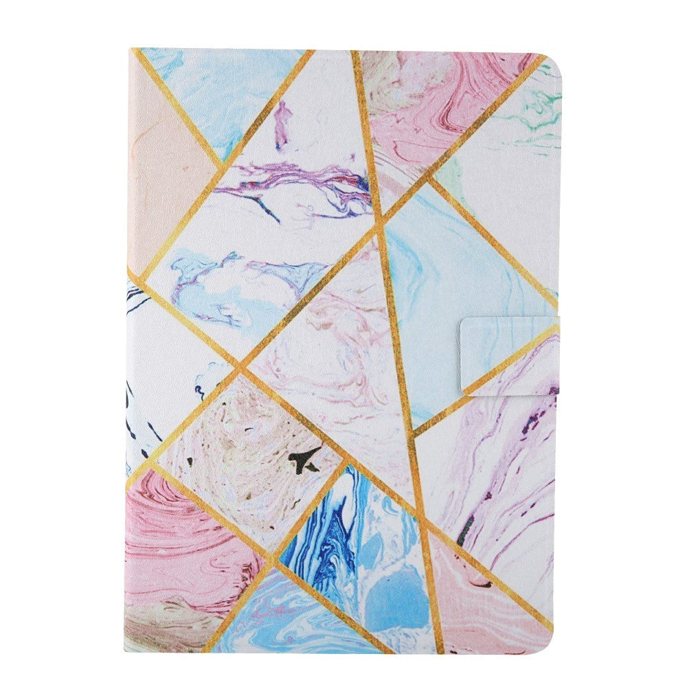 iPad 10.2" (2021 / 2020 / 2019) / Air (2019) / Pro 10.5" (2017) Leather Case w. Stand - Marble Pattern