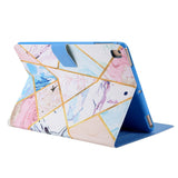 iPad 10.2" (2021 / 2020 / 2019) / Air (2019) / Pro 10.5" (2017) Leather Case w. Stand - Marble Pattern