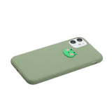 EIDERWOOD iPhone 11 Silicone Case with Cartoon - Green / Frog