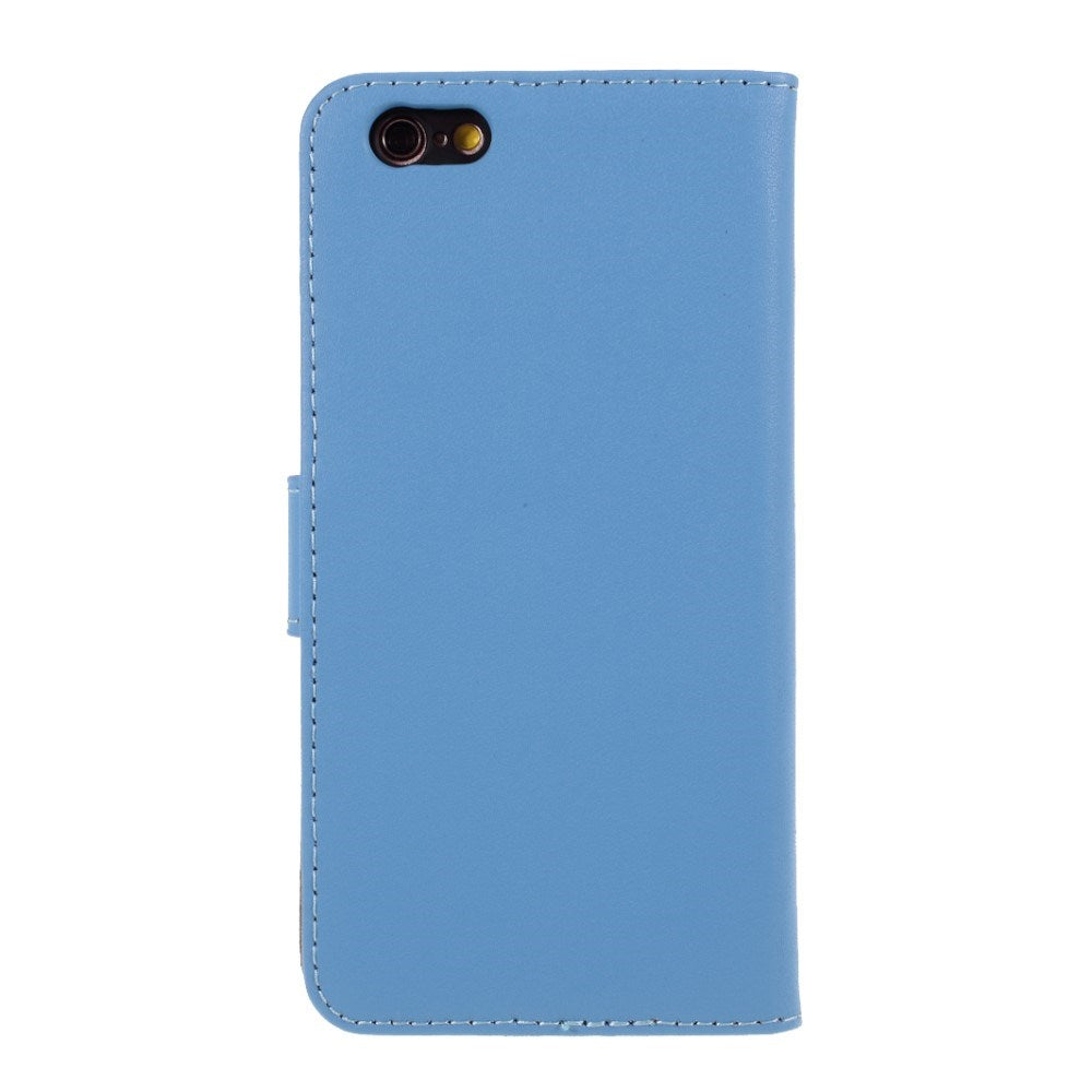 EIDERWOOD iPhone 8 Plus / 7 Plus / 6 (s) Plus Leather Wallet Case - Blue