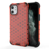 iPhone 12 Mini Honeycomb Pattern Case - Red