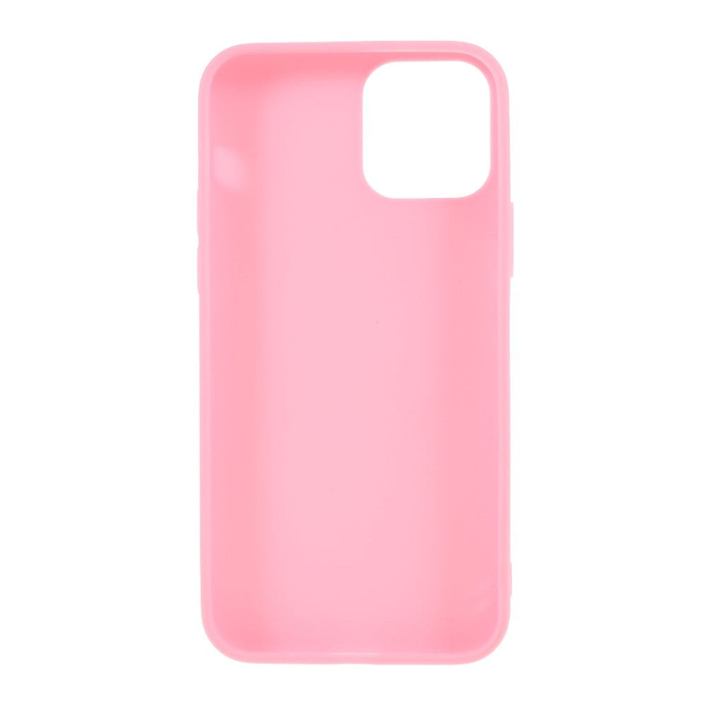 iPhone 12 / 12 Pro Minimalist Matte Flexible Plastic Case - Pink