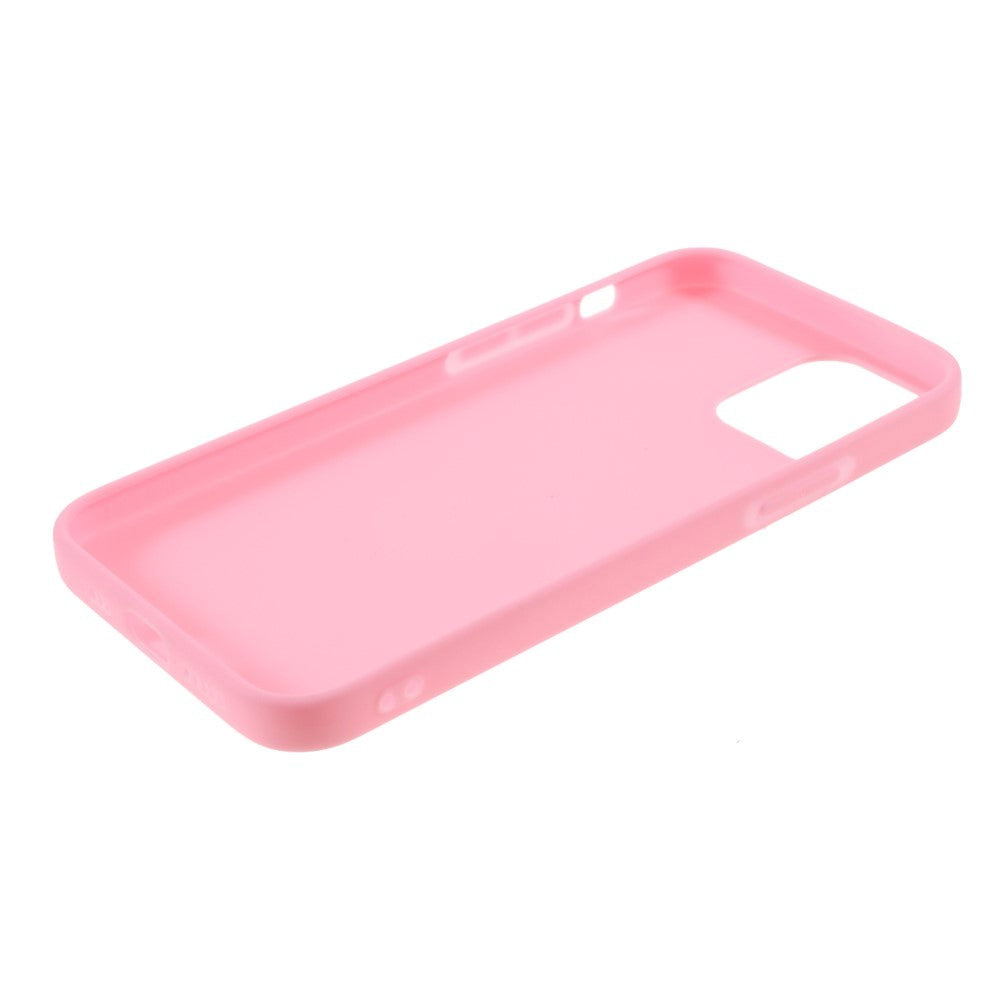 iPhone 12 / 12 Pro Minimalist Matte Flexible Plastic Case - Pink