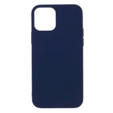 iPhone 12 / 12 Pro Minimalist Matte Flexible Plastic Case - Dark Blue