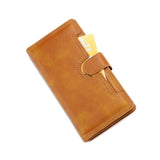 iPhone 12 / 12 Pro Leather Case w. Double Wallet - Brown