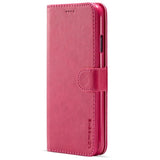 iPhone XR LC.IMEEKE Leather Wallet Case - Pink