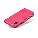 iPhone XR LC.IMEEKE Leather Wallet Case - Pink