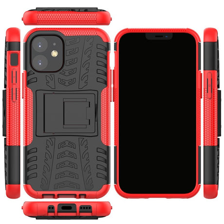 EIDERWOOD iPhone 12 Mini Cool Bull Tough Case w. Stand - Red