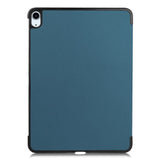 EIDERWOOD iPad Air 10.9-11" (2024-2020) Litchi Tri-Fold Leather Case - Green