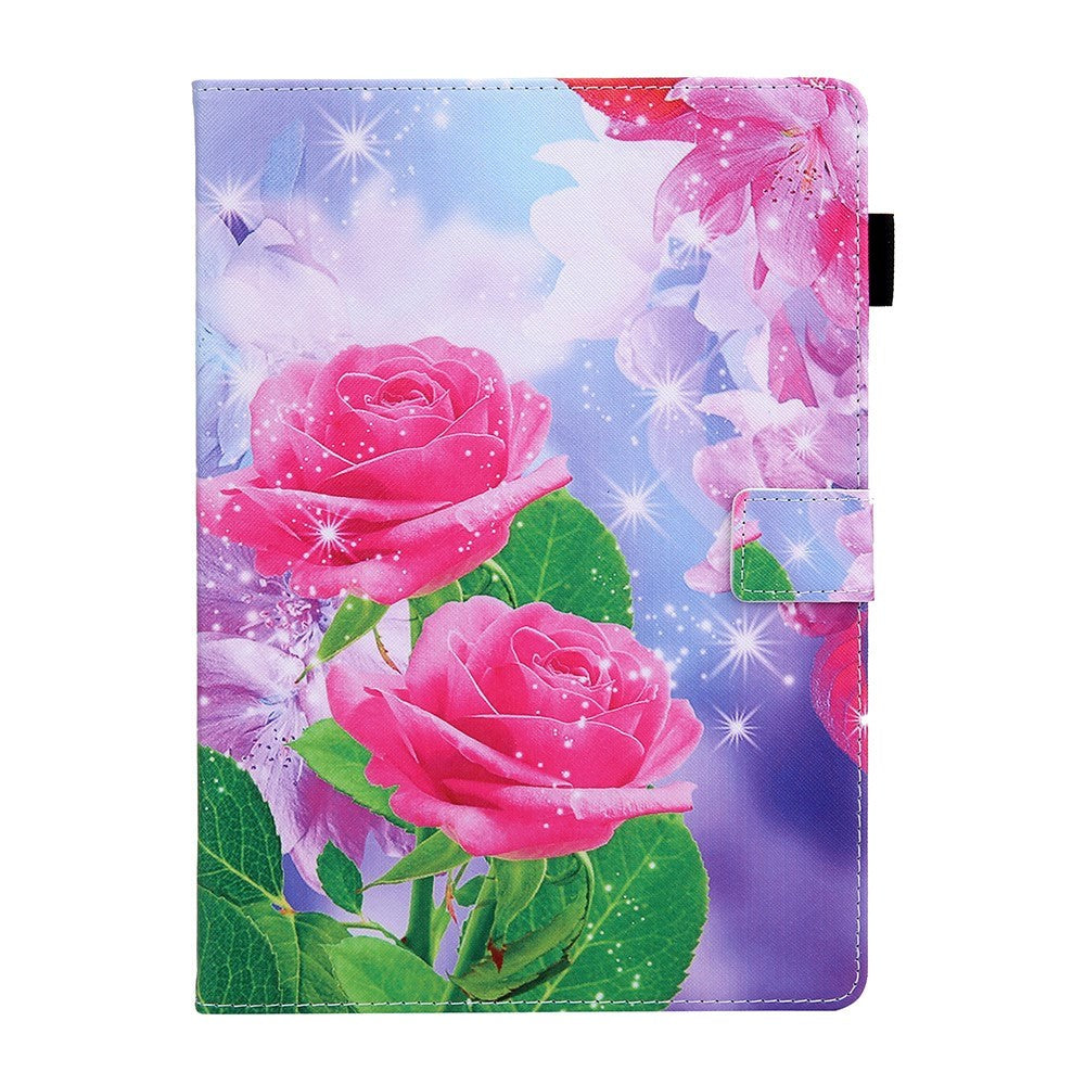 iPad 10.2" (2021 / 2020 / 2019) / Air (2019) / Pro 10.5" Leather Case w. Stand - Roses