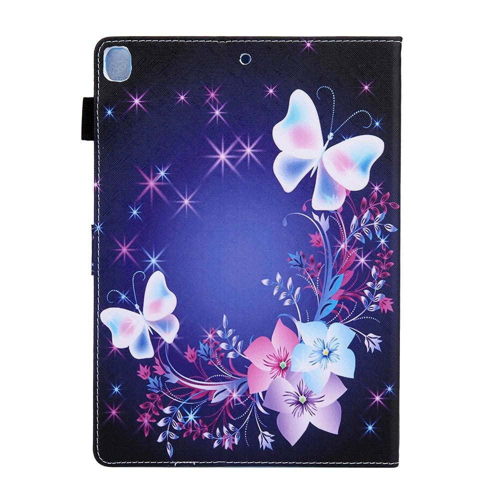 iPad 9.7 (2018-2017) / iPad Air / iPad Air 2 Leather Case w. Stand - Flowers and Butterflies