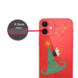 iPhone 12 Mini Flexible Plastic Christmas Case - Dancing Christmas Tree