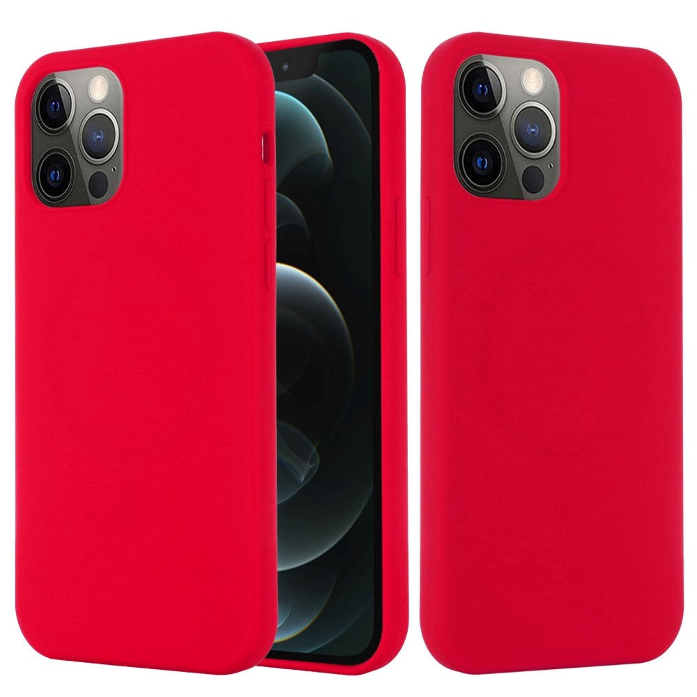 iPhone 12 / 12 Pro Silicone Case - MagSafe Compatible - Red