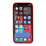 iPhone 12 Pro Max Frosted Plastic Case w. CamSlider - Red