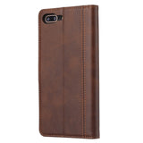 iPhone SE (2022/2020)/8/7 Leather Case w. Card Holder - Brown