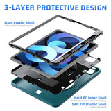 iPad Air (2022 / 2020) / Pro 11" (2020) Tough Case w. Hand holder - Light blue