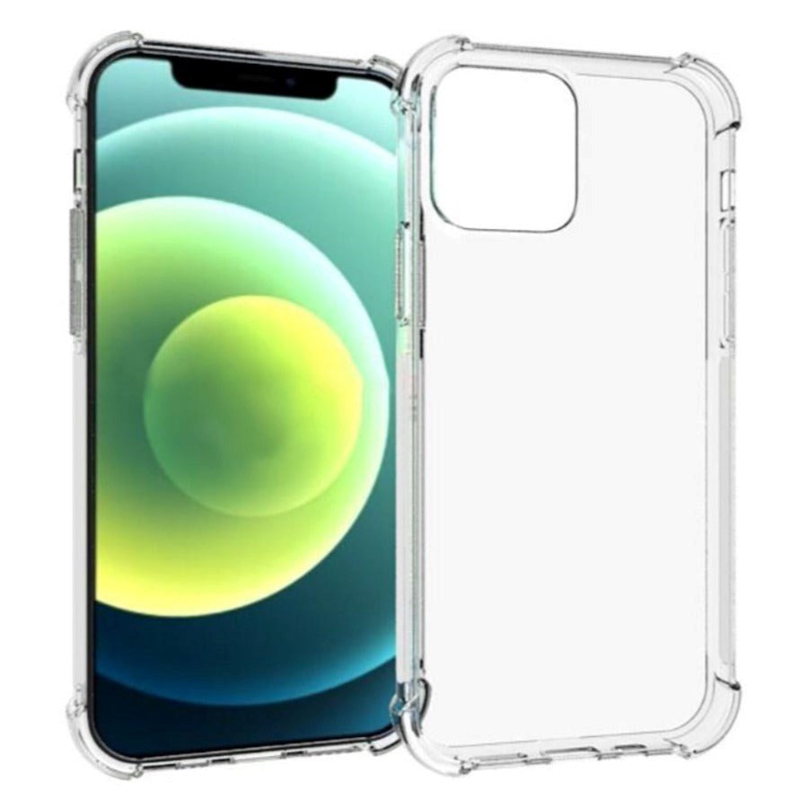 iPhone 13 Pro Shock-Proof Flexible Plastic Case - Transparent