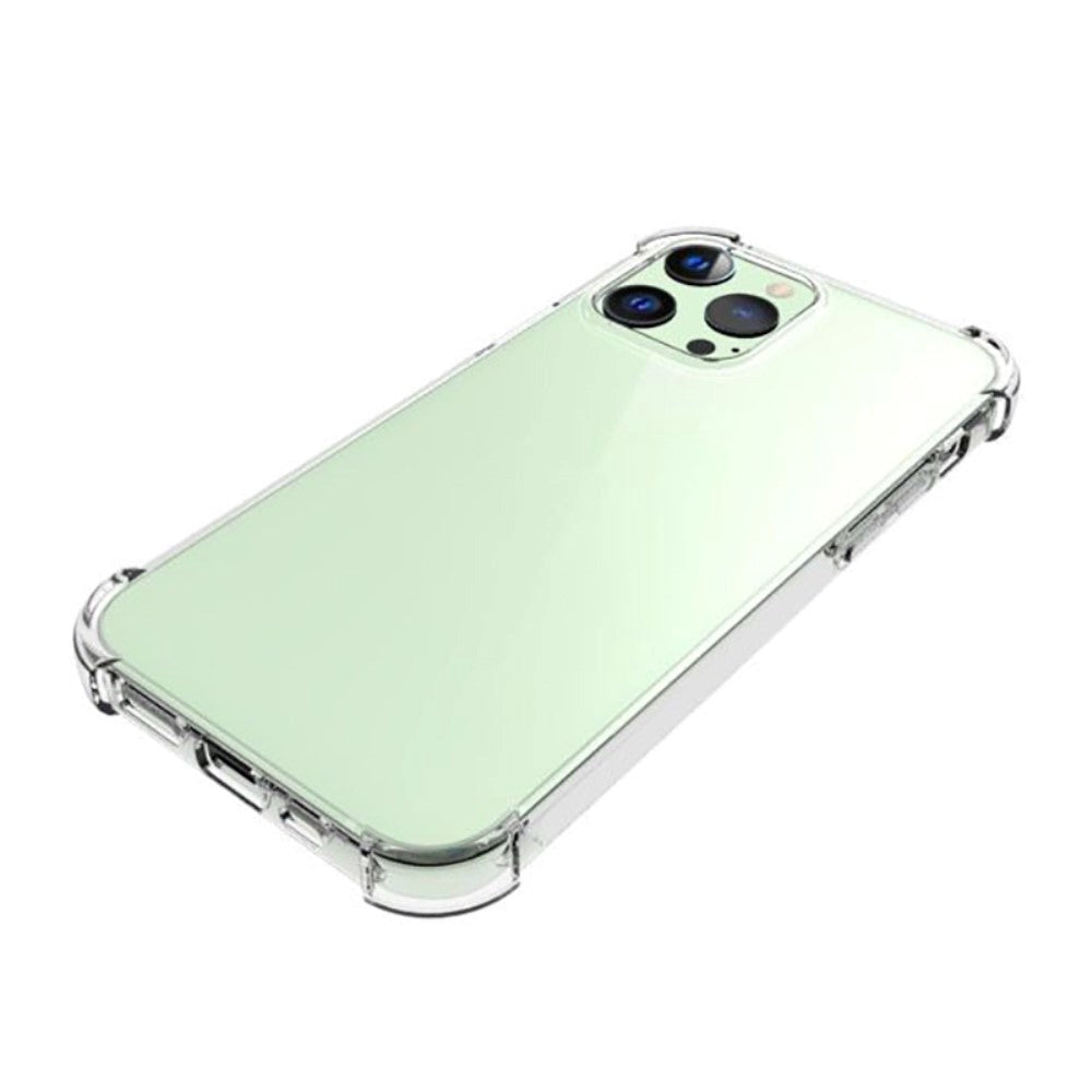 iPhone 13 Pro Shock-Proof Flexible Plastic Case - Transparent