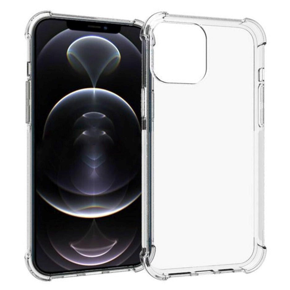 iPhone 13 Pro Max Shock-Proof Flexible Plastic Case - Transparent