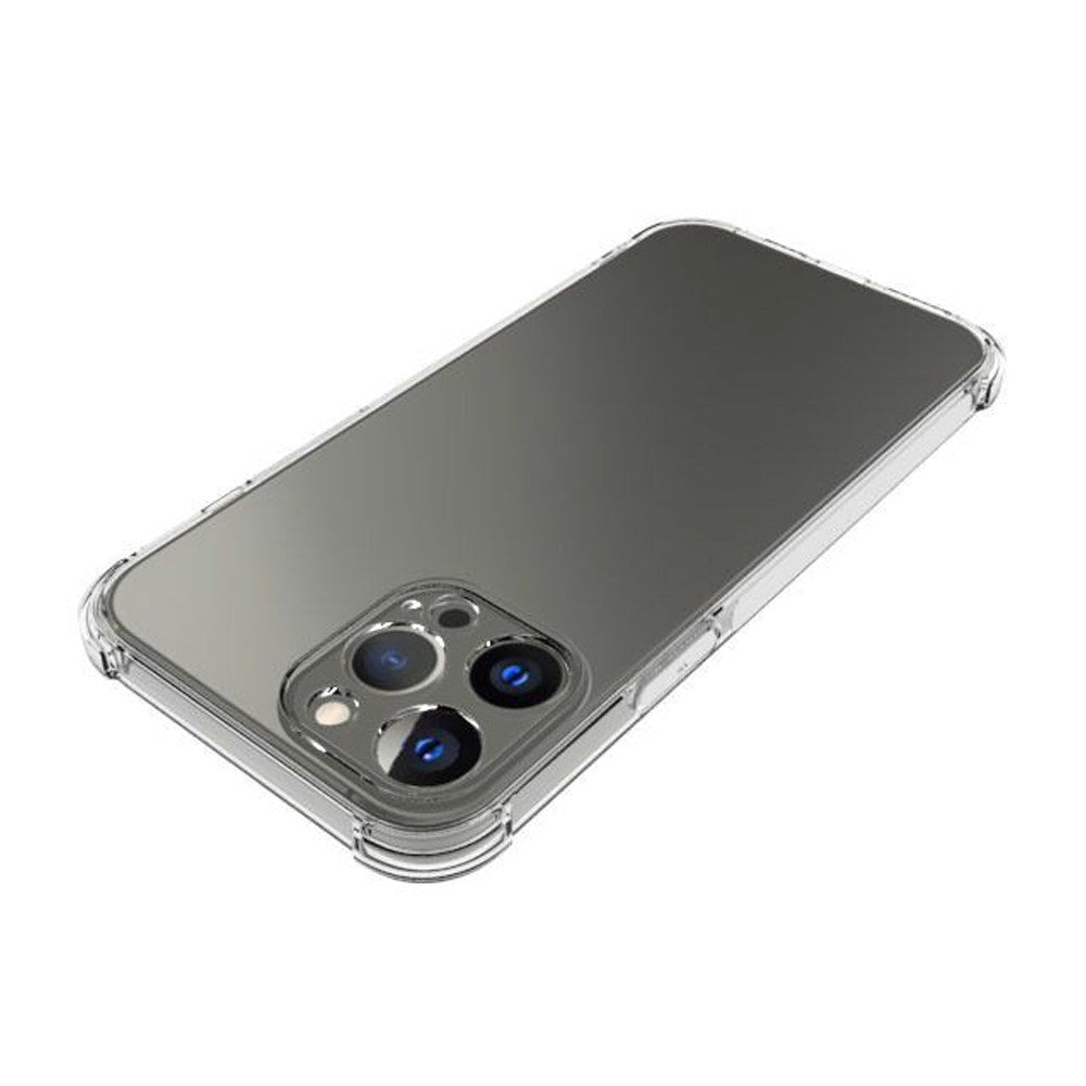 iPhone 13 Pro Max Shock-Proof Flexible Plastic Case - Transparent