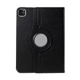 iPad Pro 12.9" (2022/2021/2020) Leather Case w. 360 Degree Stand Function - Black