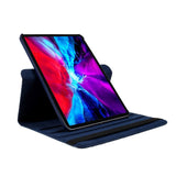 iPad Pro 12.9" (2022/2021) Leather Case w. 360 Degree Stand - Dark Blue