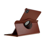 iPad Pro 12.9" (2022/2021) Leather Case w. 360 Degree Stand - Brown