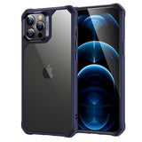 iPhone 12 / 12 Pro ESR Air Armor Clear Hard Case - Transparent / Blue