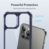 iPhone 12 / 12 Pro ESR Air Armor Clear Hard Case - Transparent / Blue