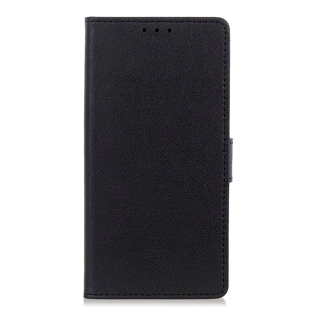 iPhone 13 Pro Single Leather Wallet Case - Black