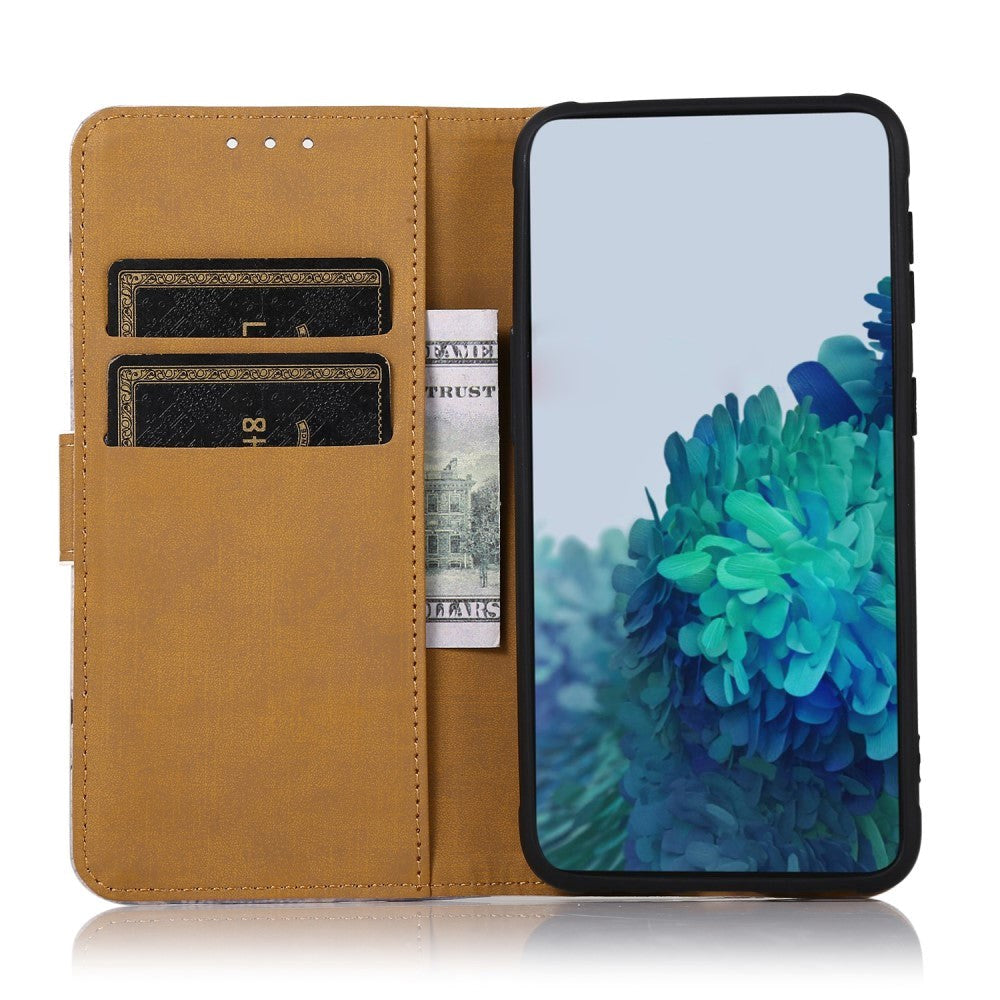 iPhone 13 Pro Leather Wallet Case - Eiffel Tower & Feathers