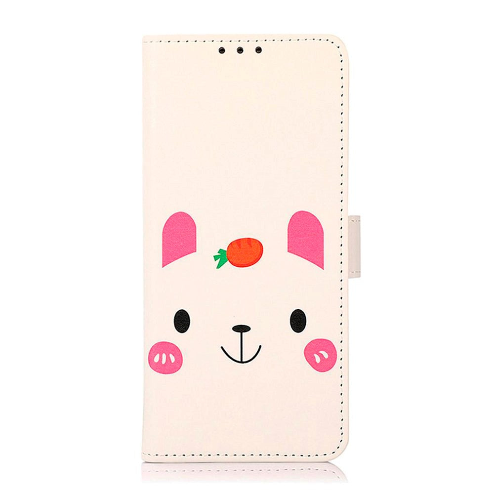 iPhone 13 Pro Leather Wallet Case - Cute Animal