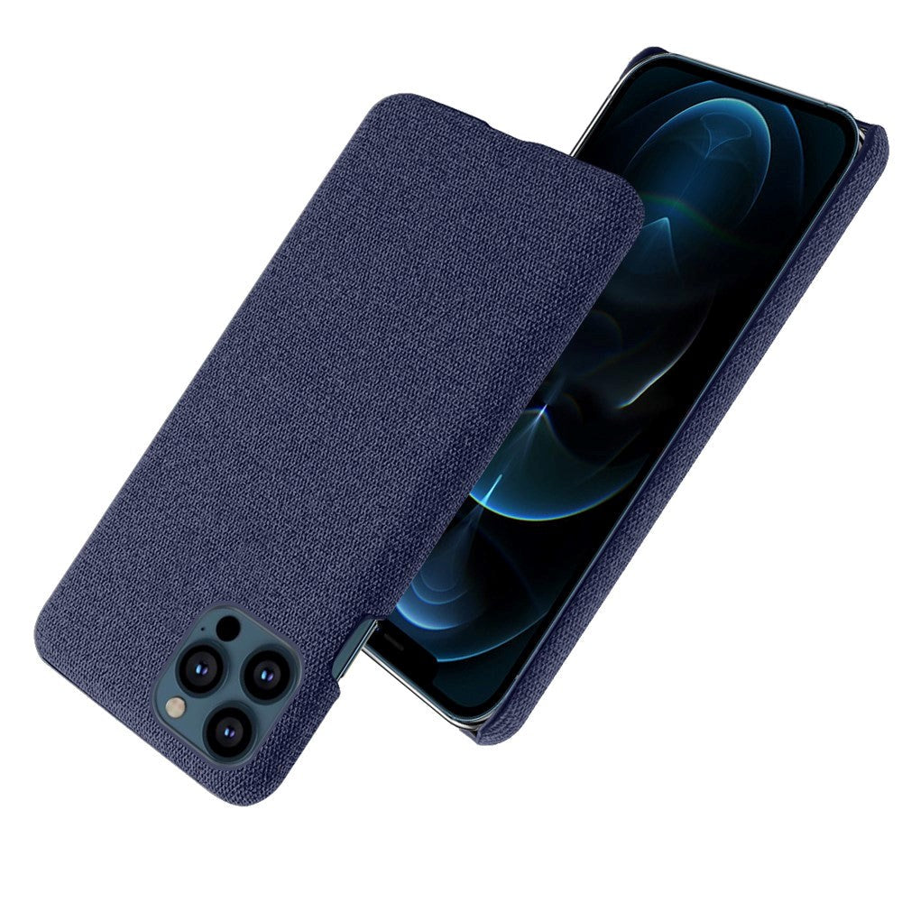 iPhone 13 Pro KSQ Fabric Plastic Case - Blue